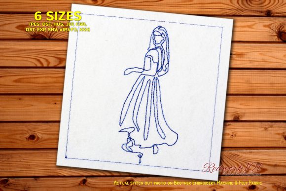 Review: Beautiful Bohemian Model Walking Redwork