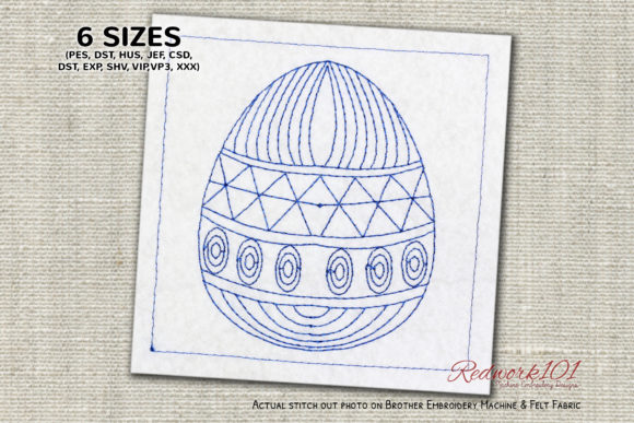 Review: Decorated Easter Egg Lineart Design