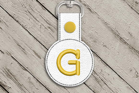 Review: Letter G ITH Round Key Fob Applique for Holiday Sales
