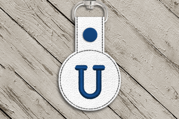 Review: Letter U ITH Round Key Fob Applique for Holiday Sales