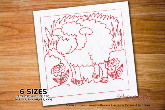 Review: Spring Background with Sheep and Flower Design