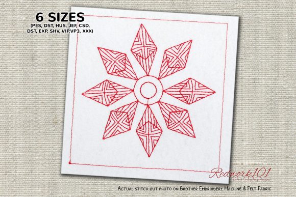 Snowflake Design Redwork: A Holiday Review