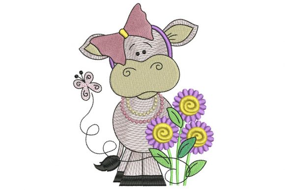 Spring Cow: A Designer’s Review for Seasonal Embroidery