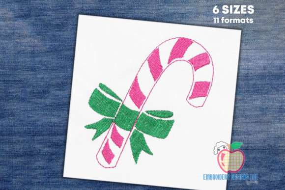 Sweet Candy Cane with Bow Quick Stitch Review