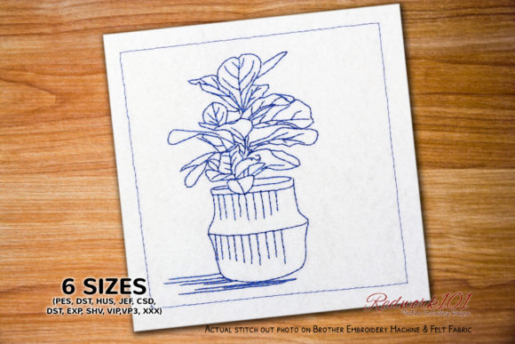 Taurus Plant in Pot Lineart Review for Craft Fairs